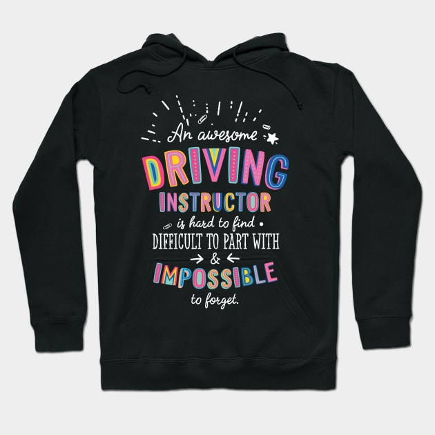 An awesome Driving Instructor Gift Idea - Impossible to Forget Quote Hoodie by BetterManufaktur